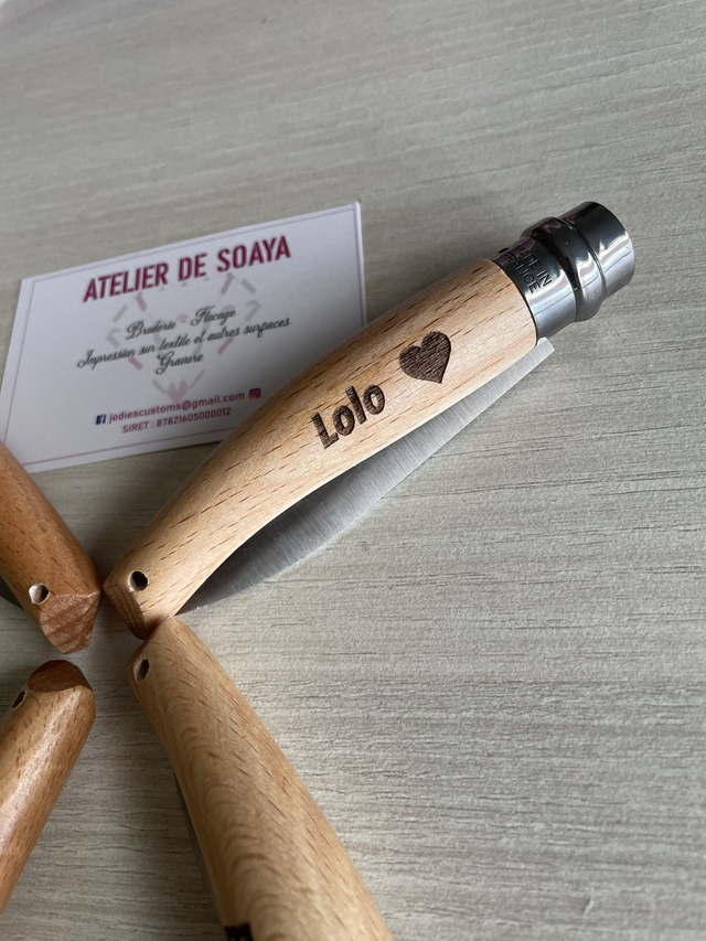 Opinel N°8 Jardinier ( courbé ) 