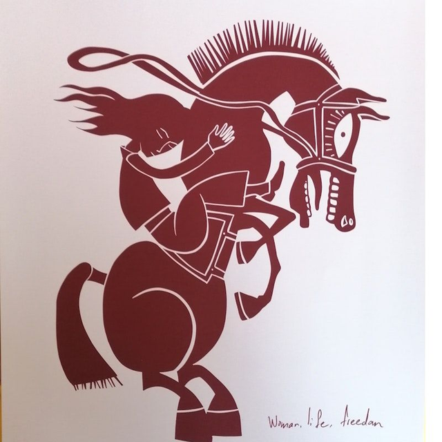  "WOMAN, LIFE, FREEDOM"- Mehrdad Zaeri - Print A4