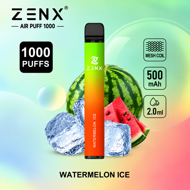 ZENX Air Puff 1000 – Watermelon Ice – 20 mg