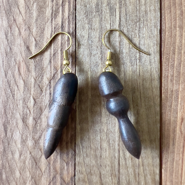 Boucles &#039;contraste Zébrée&#039; (Zébrano Tourné)