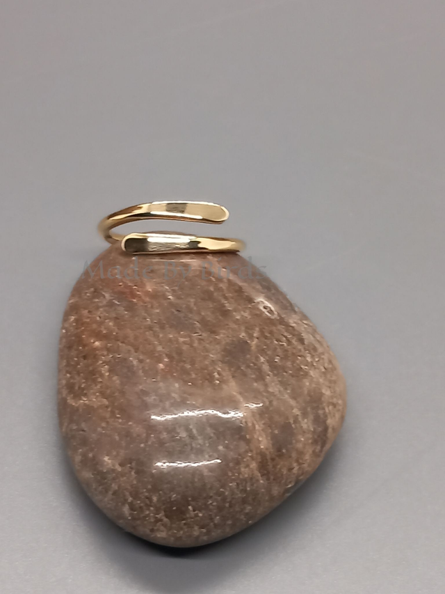 Solid Brass Bypass Ring 
