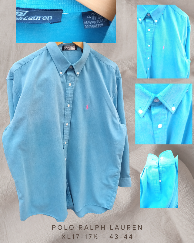 Ralph Lauren Turquoise Oxford Shirt - XXL