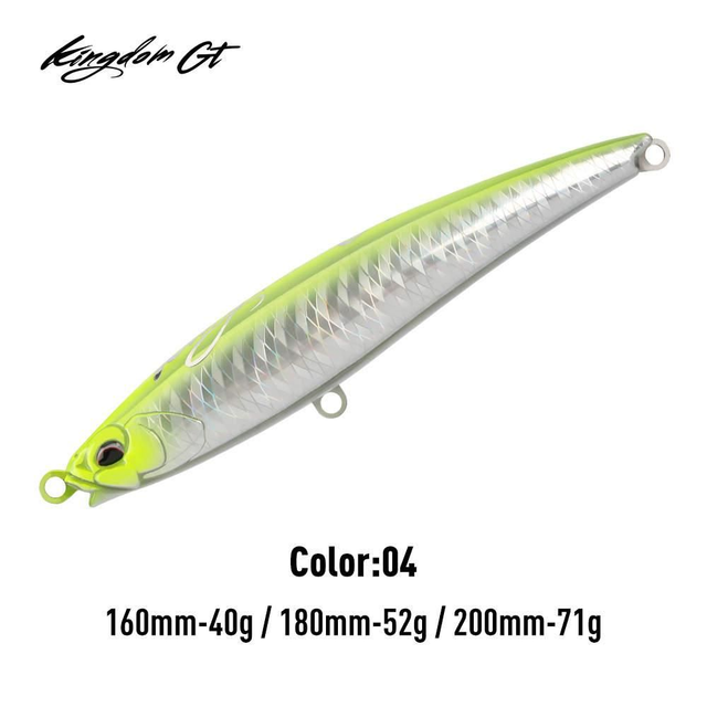 🎣 Leurre KINGDOM GT Pencil 160F – Hellfire – 40g
