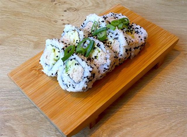 California thon cuit pomme verte/ tonijn groene appel sesam