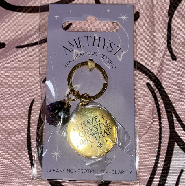 Amethyst Keyring