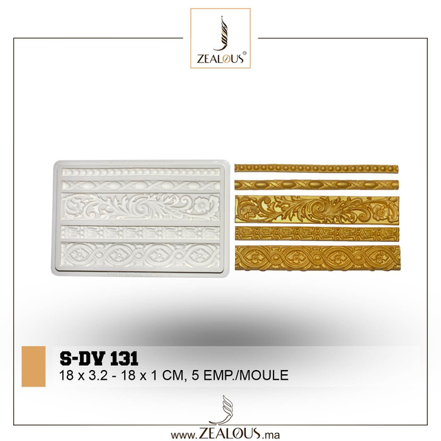 S-DV131 Cake Chocolate and Fondant Silicon Moulds