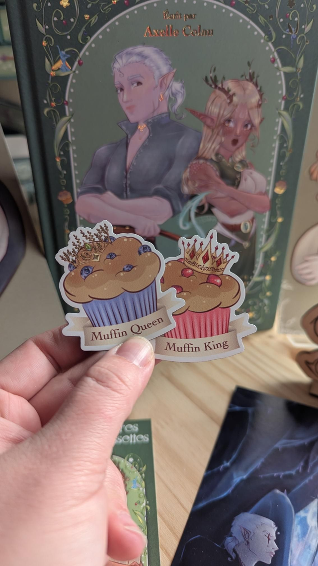 Duo de Magnets Muffins - Grimoires & Chaussettes