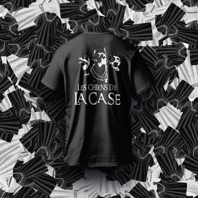 T-SHIRT EXCLUSIF - LES CHIENS DE LA CASE - NOIR