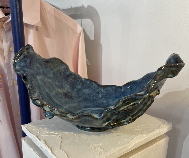 Coupe bleue - Fauve céramique 