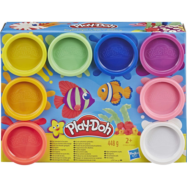 Play-Doh Pdoh 8 Pots Arc-En-Ciel