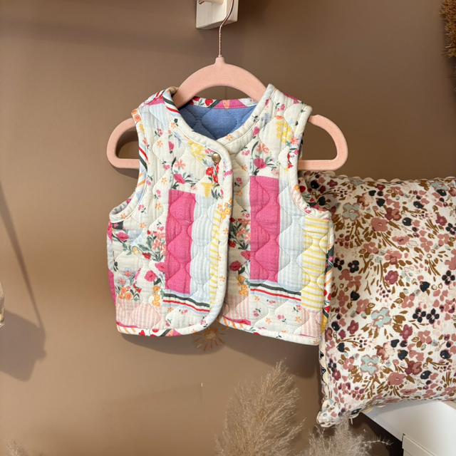 Gilet sans manche cosy twist 