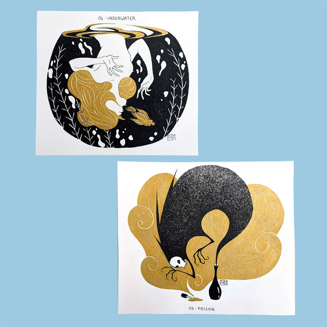 INKTOBER 2017 // mini originaux (1)