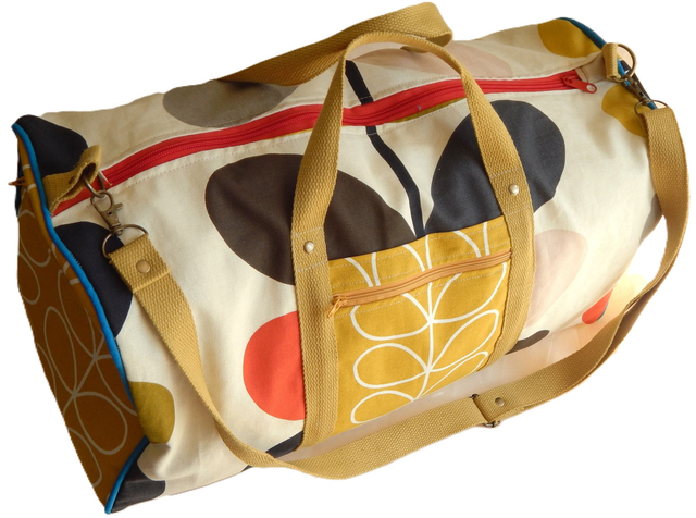 SOLD Flower Fabric Holdall
