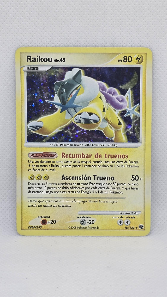 Raikou Lv.42 (SW 16)
Secret Wonders NM  EX ESP