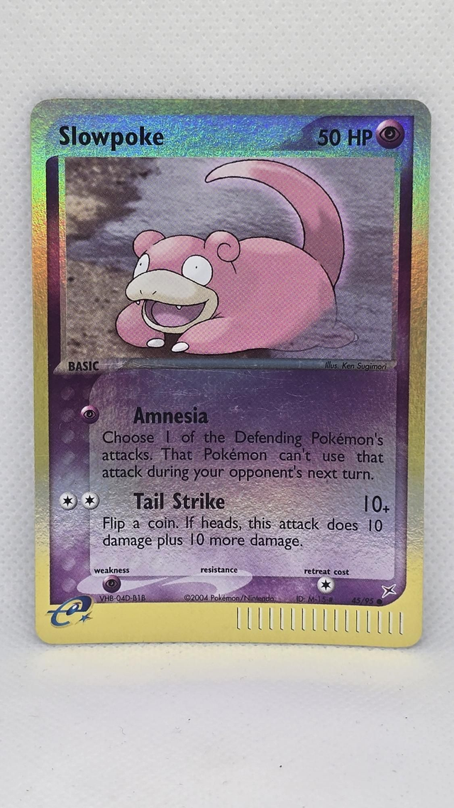 SLOWPOKE , MA 45 , EX TEAM MAGMA VS TEAM AQUA NM REVERSE FOIL 