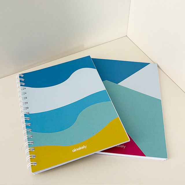Ensemble de 2 carnets à spirale 