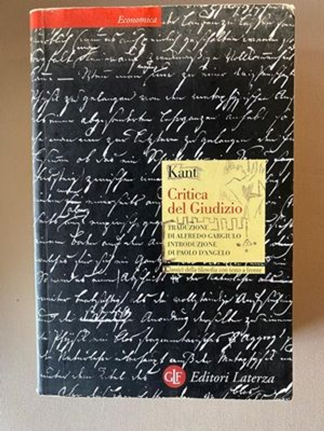 Kant, Critica del Giudizio