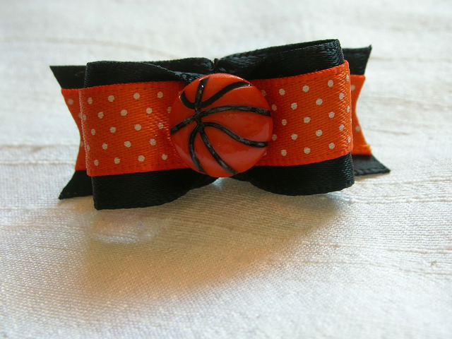 Noeud pour chien fantaisie-pois-ballon de basket