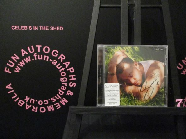Sam Smith - 'Love Goes' Authentic Autographed Album Cover (7)