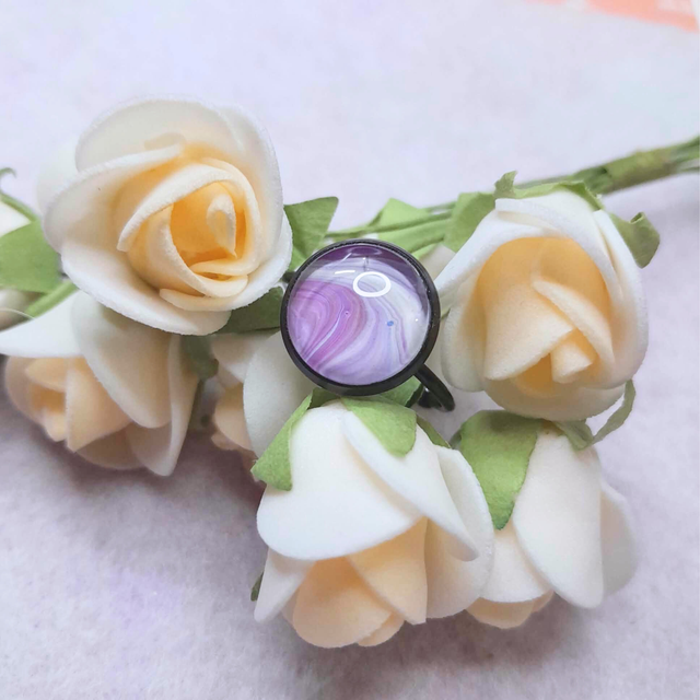 MERCURY - Bague ajustable - métal noir