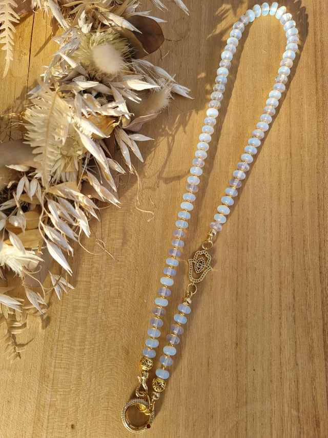 Regenbogen-Mondstein RONDELLEN