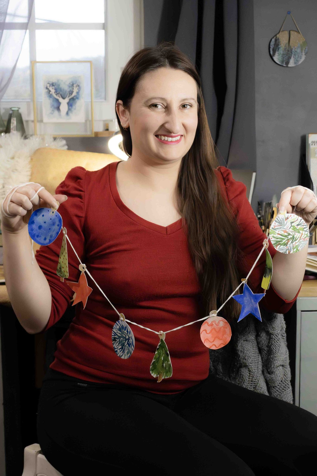 Atelier Aquarelle Famille - Guirlande de Noël - Trouville la Haule