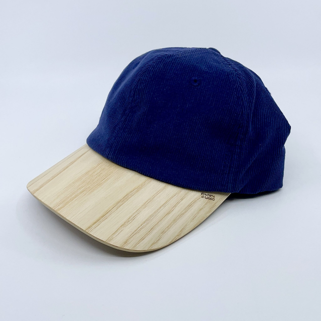 Casquette Velours Bleu - Frêne
