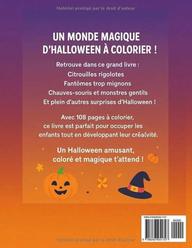 Livre de coloriage Halloween