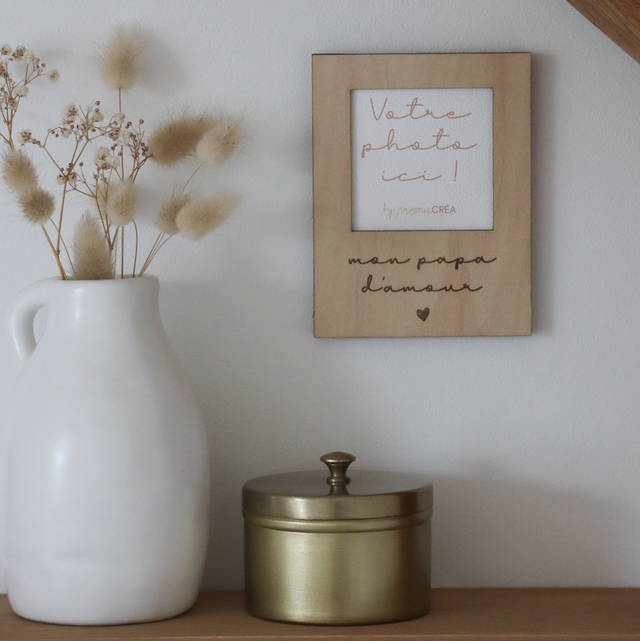 Magnet photo pola « mon papa d’amour ♡ »