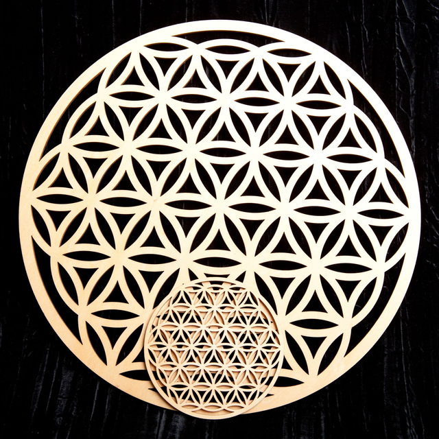 Plaque fleur de vie (2 modèles)