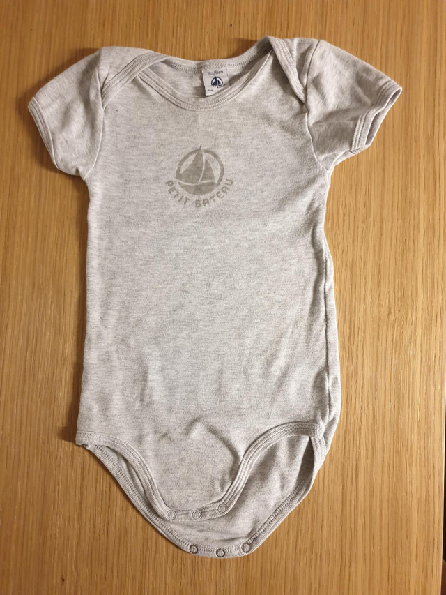 Body Petit Bateau 3 ans gris