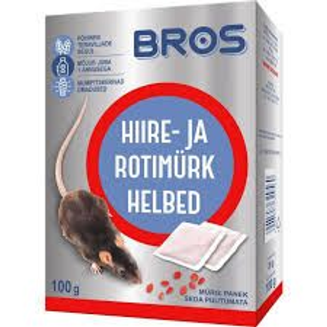 Bros Hiire-ja rotimürk helbed 100g