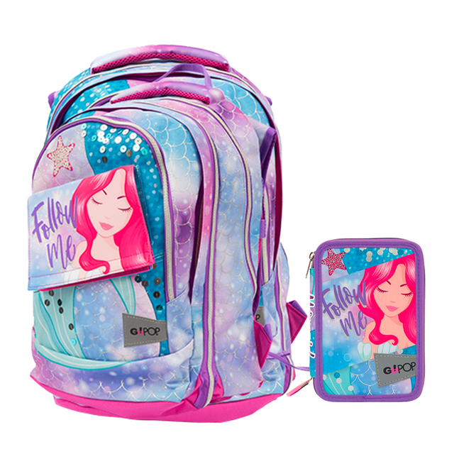 Schoolpack GOPOP (Zaino + Astuccio)    