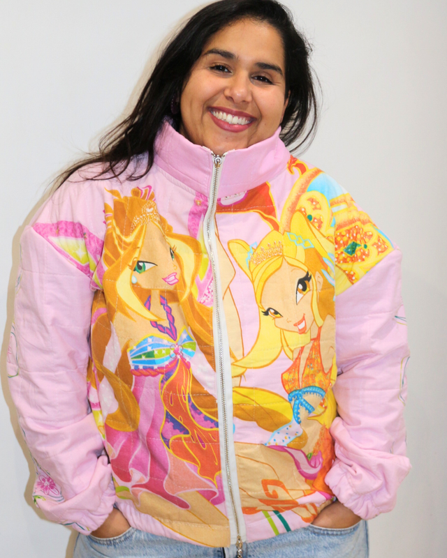 ✨ Veste upcyclée – Édition Winx Enchantix ✨