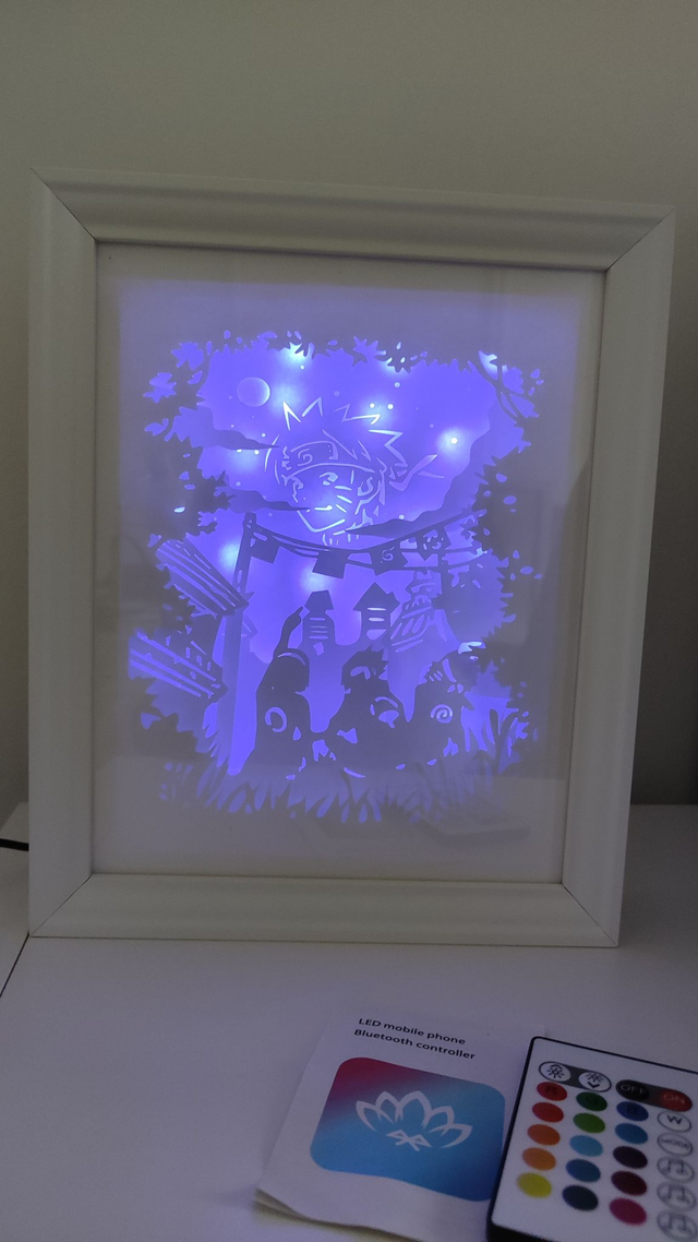 Lightbox inspirée de Naruto