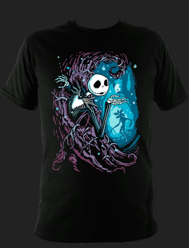 Nightmare Before Christmas, Stranger Things Crossover T-shirt