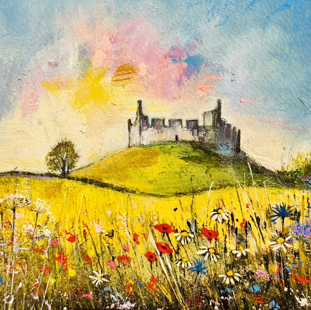 Original Painting- Small Landscape- ‘Hume Castle’