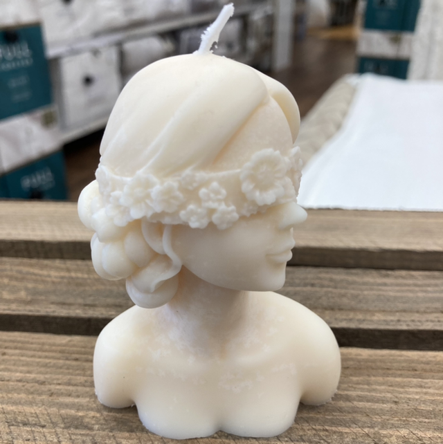 Lady Marie Decorative Candle – Handmade Soy Wax Statement Piece | Custom Scented or Unscented