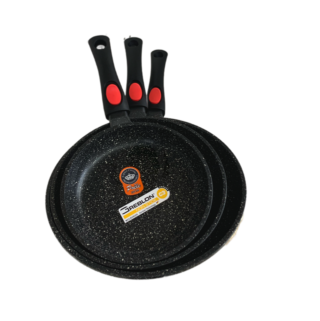 Set de 3 poêle 20/24/28cm ESPACE CUISINE