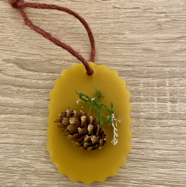 Suspension pour armoires en cire d’abeille