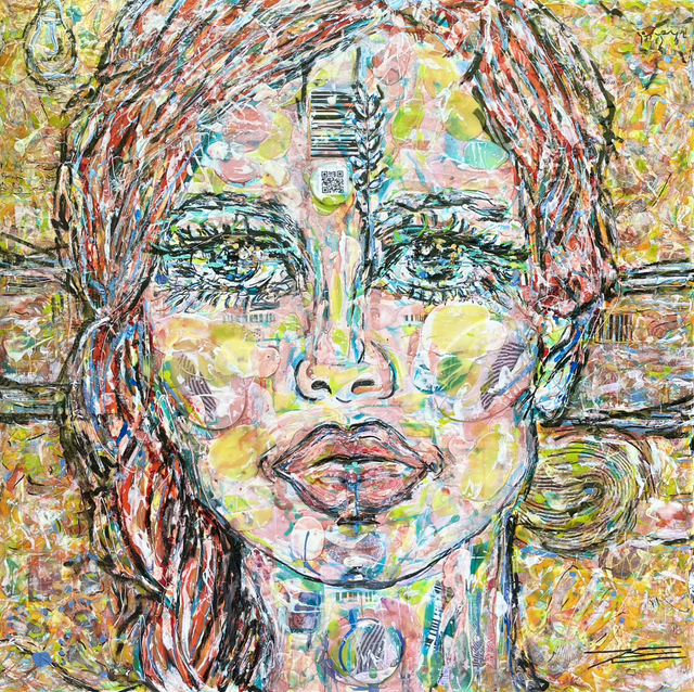 Une identité - 100x100cm - 2025