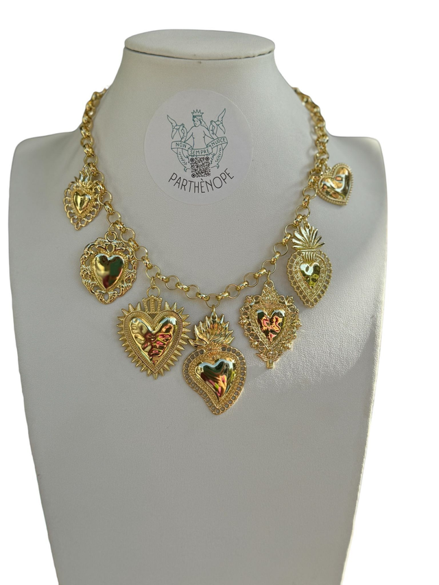 7 cuori lux - collana corta