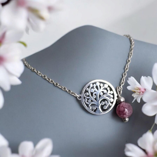 Bracelet Lépidolite - Apaisement ,Sérénité