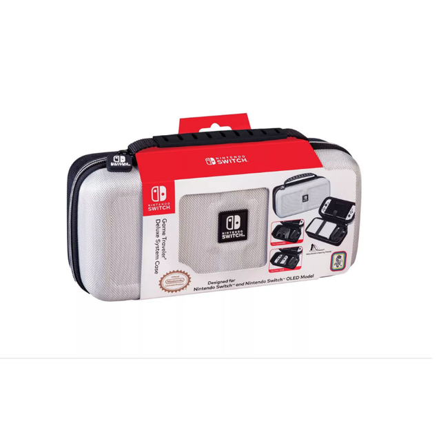 Estuche tipo maleta Nintendo Switch original / Blanco