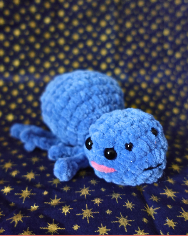 Créature araignée bleu pailleté | Spooky collection : éditions limitées