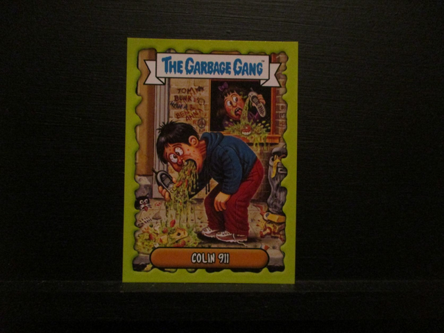Colin 911 - (Topps) The Garbage Gang Original Trading Card #28