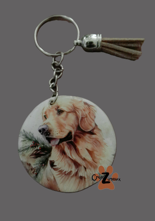 Porte clé Golden Retriever