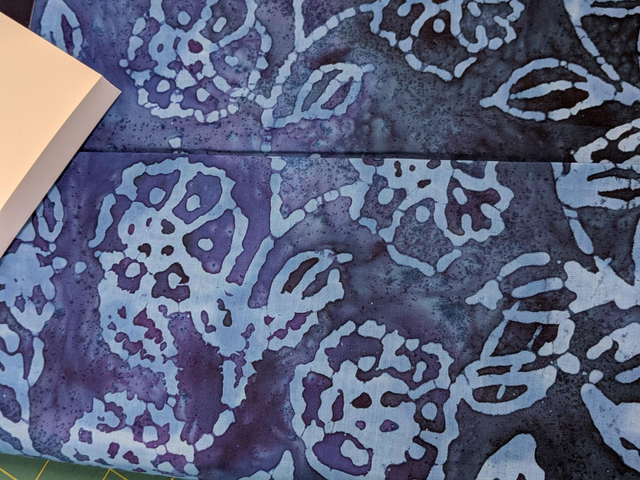 John Loudon Cotton Batik - Blue Bloom