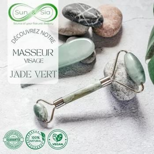Rouleau visage &quot;Jade verte&quot;