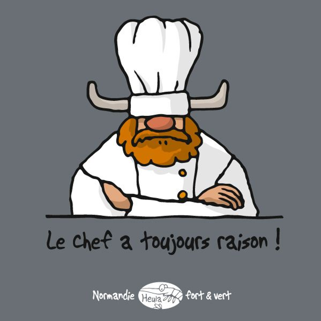 TABLIER Heula ***LE chef a toujours raison***